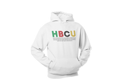 White custom HBCU hoodie